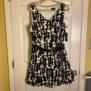 Tahari black formal dress